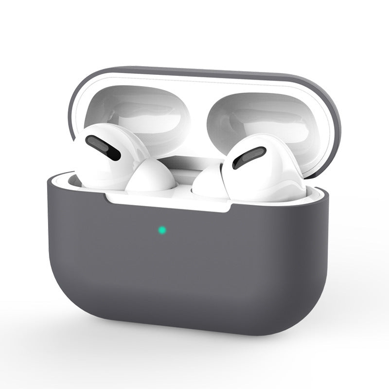 {{ brand }} Silicone Protective Case for Apple AirPods Pro Grey - Compatible With Apple, AirPods Pro Silic