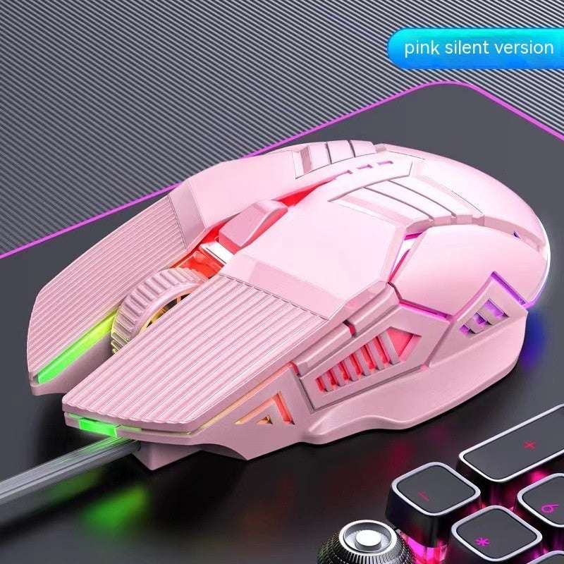 Wired Mouse 6D Colorful Dazzling E-sports Games Office Mute Luminous Mouse Wired Mouse 6D Colorful Dazzling E-sports Games Office Mute Luminous Mouse | Ectron Online