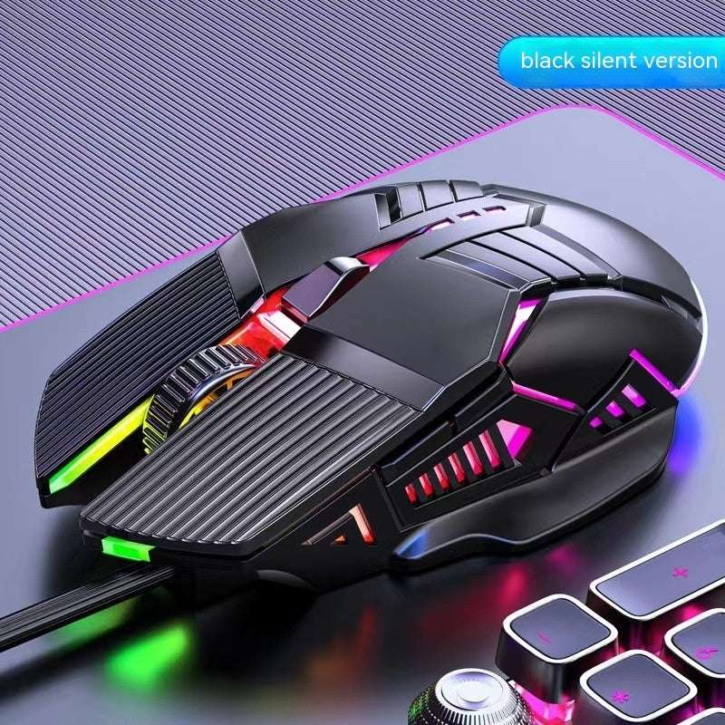 Wired Mouse 6D Colorful Dazzling E-sports Games Office Mute Luminous Mouse Wired Mouse 6D Colorful Dazzling E-sports Games Office Mute Luminous Mouse | Ectron Online