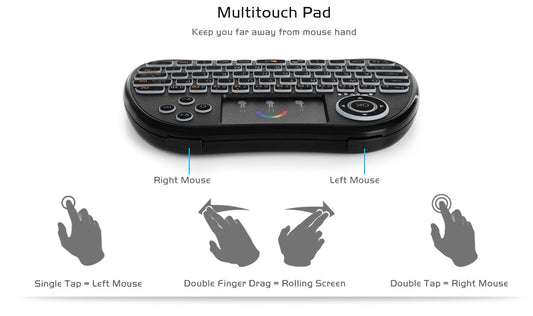 wireless keyboard colorful backlight