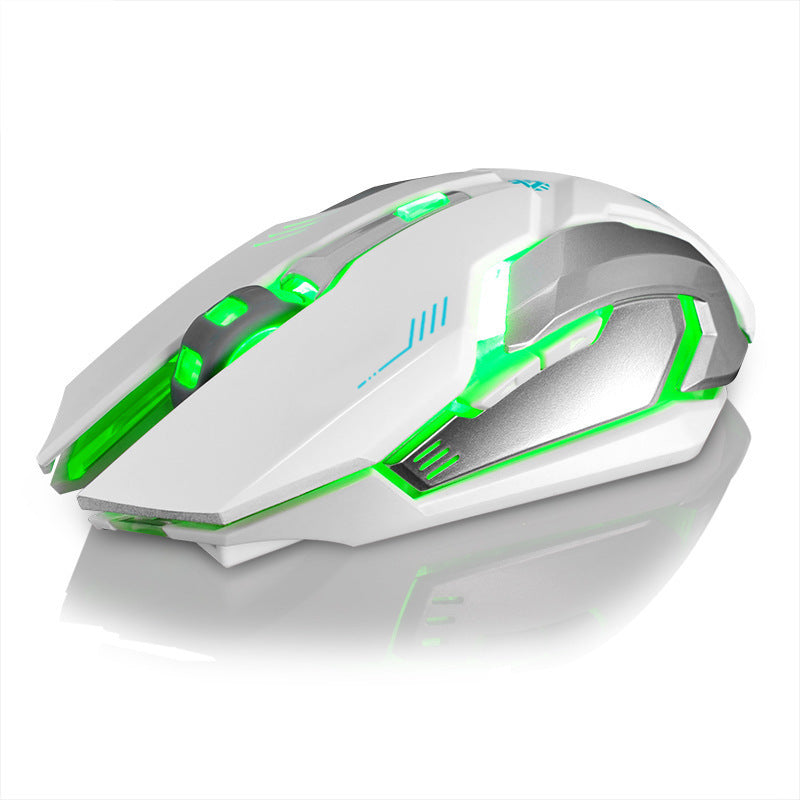 Wireless Rechargeable Mouse - Mute Luminous for Notebook & Desktop Mouse Wireless Rechargeable Notebook Des | Ectron Online