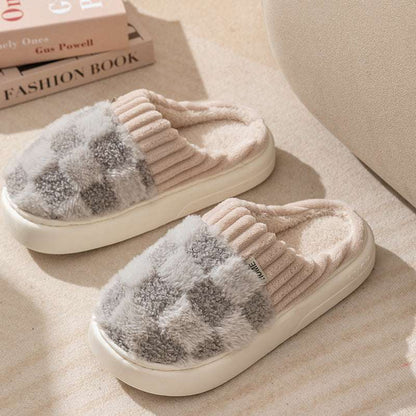 Women’s Winter Cotton Slippers – Warm Indoor Footwear Cotton Slippers Women's Winter Indoor | Ectron Online